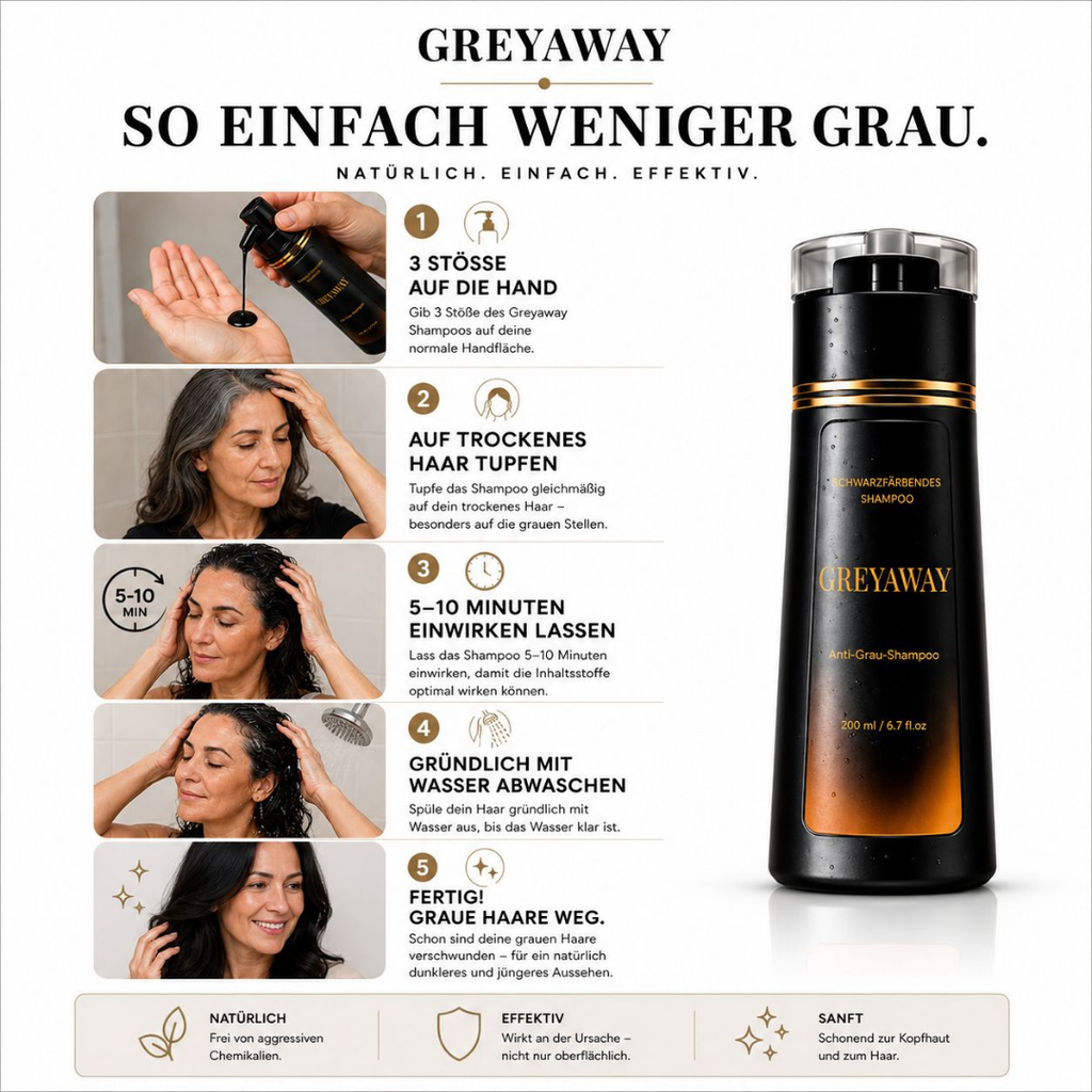 Greyaway - Schluss mit grauen Haaren