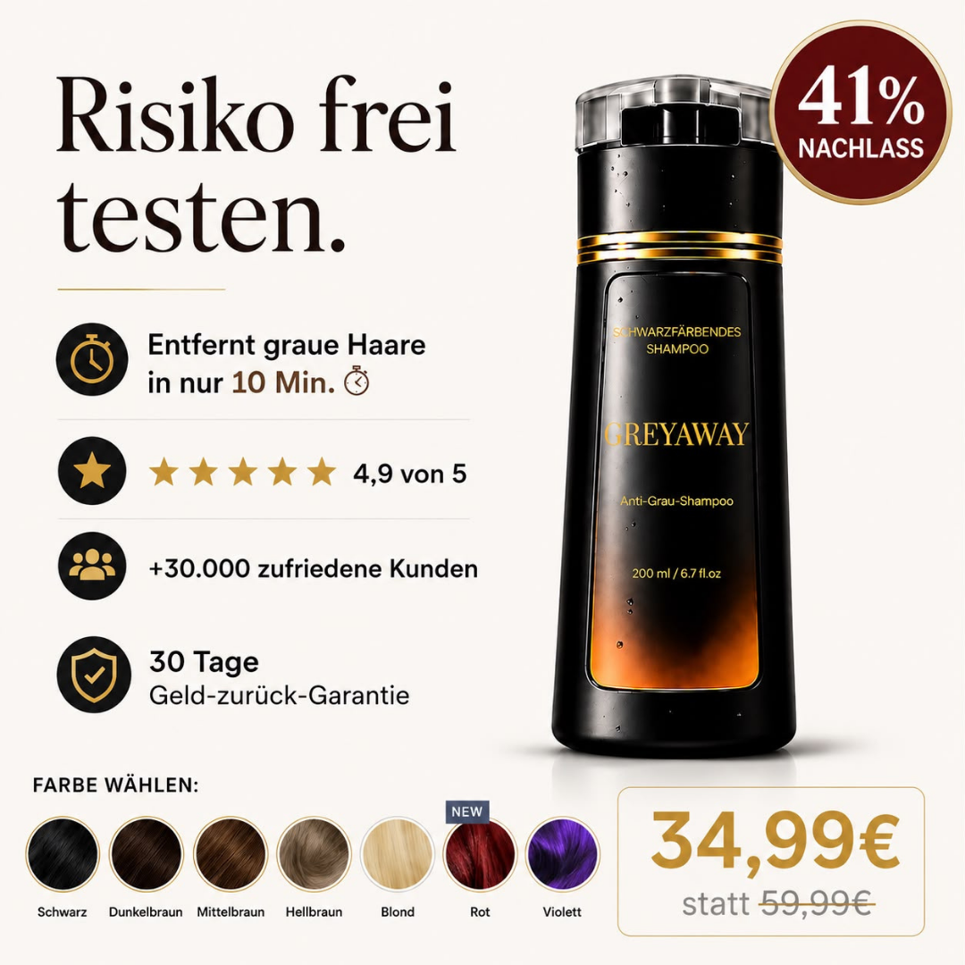 Greyaway - Schluss mit grauen Haaren